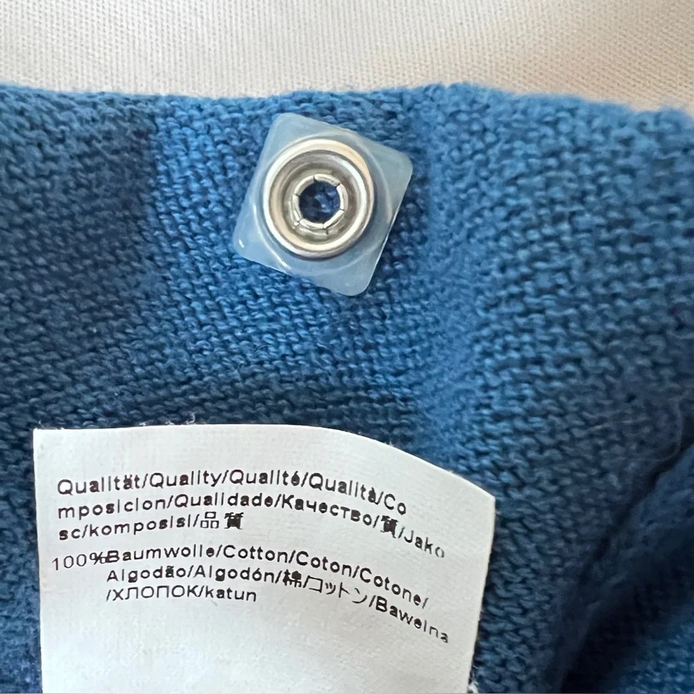 Hugo Boss Quarter Zip cotton Sweater BMW Masters 2012 Blue Black Size S unisex
